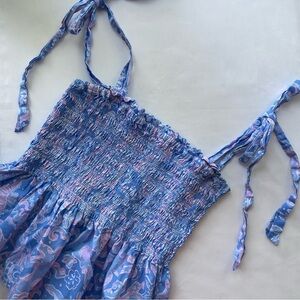 Lilly Pulitzer Rivera Smocked Top Size Medium